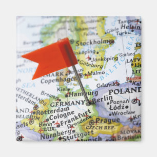 Zeichnen Sie das Button auf, das in Berlin, Magnet