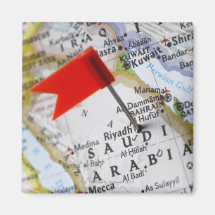 Zeichnen Sie das Button auf, das in Riad, Magnet