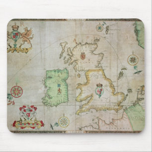 Zeichnen Sie das Zeigen des Weges der Armadaflotte Mousepad