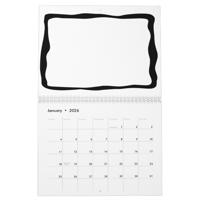 Zeichnen Sie Ihren eigenen Kalender (Jan 2026)