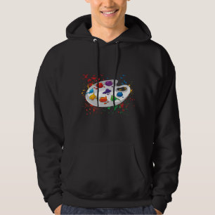 Zeichnen von Farbpalettenpinseln zeichnend Zeichnu Hoodie
