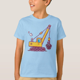 Zeichnend Baukran - von Kindern Inspiriert T-Shirt