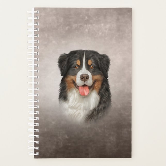 Zeichnend Berner Hund Planer (Vorderseite)