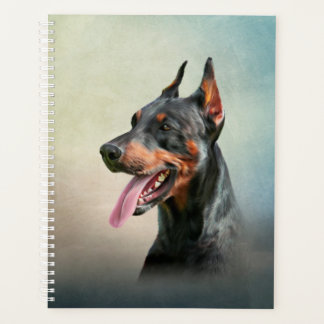 Zeichnend Doberman-Hund Planer