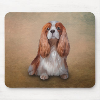 Zeichnend Dog Cavalier King Charles Spaniel Mousepad