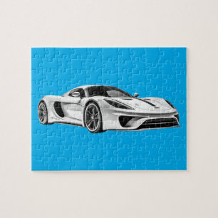 Zeichnend Fahrzeug II (BLAU BKGRD)