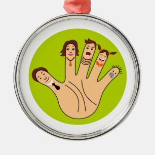 Zeichnend Finger Ornament Aus Metall