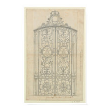 Zeichnend französische Architektur