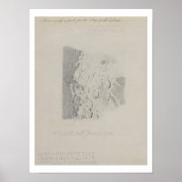 Zeichnend für die Mondkarte, 1794 (Bleistift p