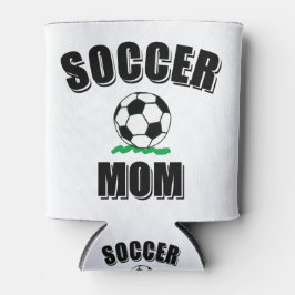 Zeichnend Fußball-Mama Dosenkühler