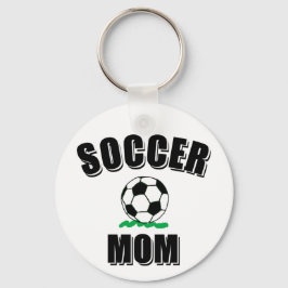 Zeichnend Fußball-Mama Schlüsselanhänger