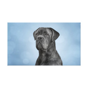 Zeichnend Hund Cane Corso - Italienischer Mastiff Leinwanddruck
