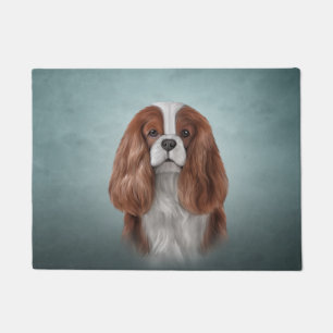 Zeichnend Hund Cavalier King Charles Spaniel Fußmatte