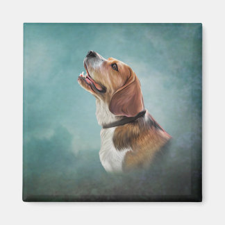 Zeichnend Hunde-Beagle Magnet