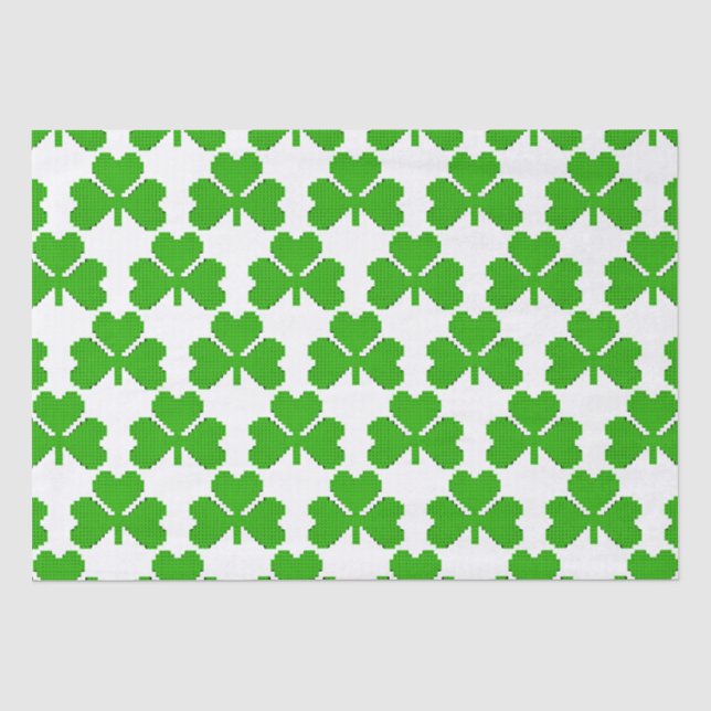 Zeichnend Kleeblatt-Gebäude-Blöcke Seidenpapier (Vorderseite)