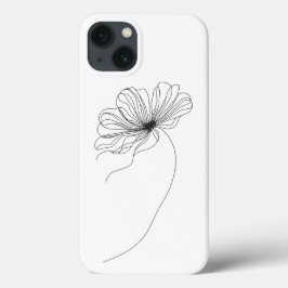 Zeichnend Minimalistische Blume Case-Mate iPhone Hülle