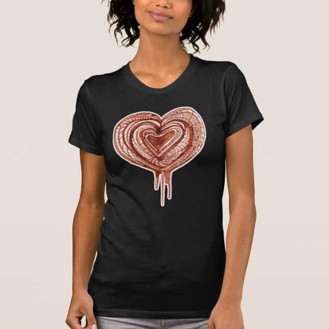 Zeichnend Muskelpumpe T-Shirt (Vorderseite)