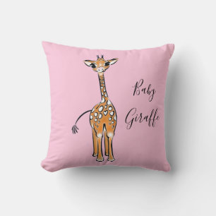 zeichnend niedliche Giraffe, Safaritiere Kissen