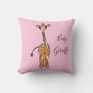 zeichnend niedliche Giraffe, Safaritiere Kissen