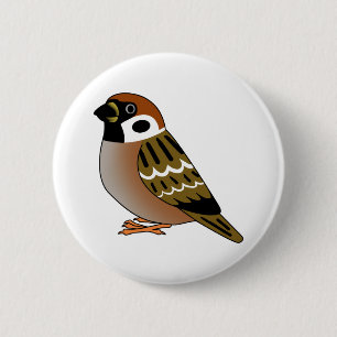 Zeichnend niedlicher eurasischer Cartoon Button