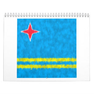 Zeichnend Ölgemälde von Aruba Kalender