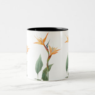 Zeichnend Paradiesvogel (Blume) Zweifarbige Tasse