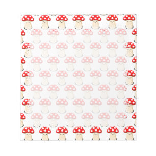 Zeichnend Pilz Notizblock