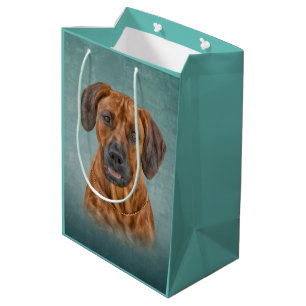 Zeichnend Rhodesian Ridgeback Mittlere Geschenktüte