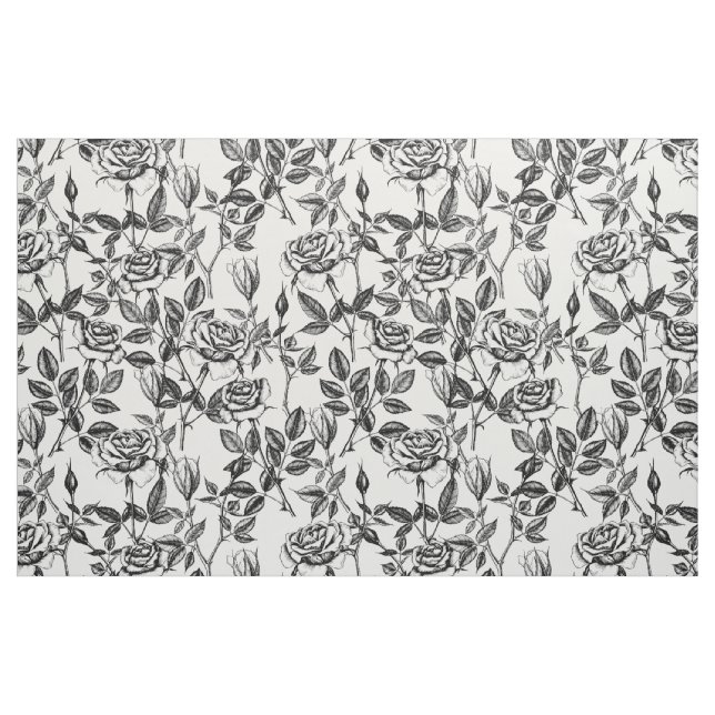 zeichnend Rose Stoff (Fat Quarter (45,7 x 55,9 cm))