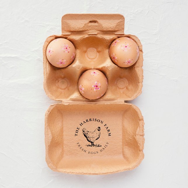 Zeichnend Rustikales Hühnchen | Briefmarke Vintage Gummistempel (Von Creator hochgeladen)