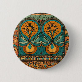 Zeichnend Schaltflächen für afrikanische Muster Button