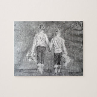 Zeichnend Schwestern