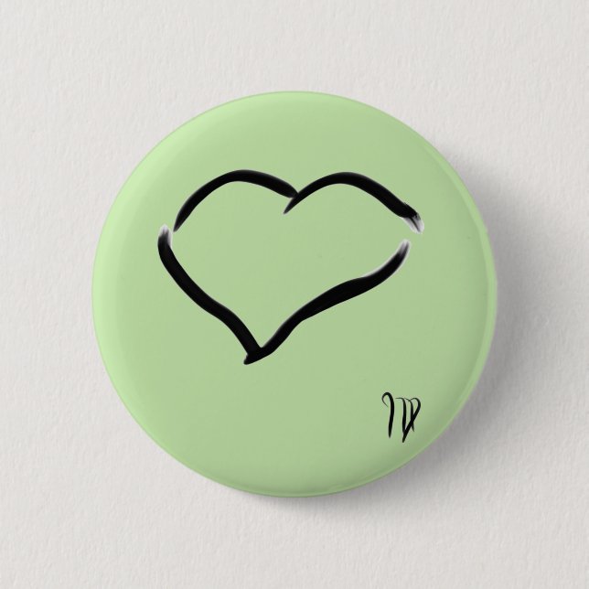 Zeichnend Seevögel Button (Vorderseite)