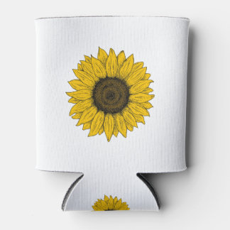 Zeichnend Sonnenblume Dosenkühler
