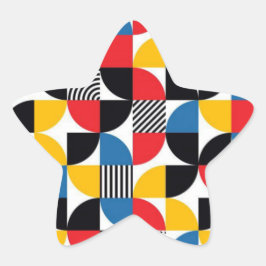 Zeichnend Stern-Aufkleber