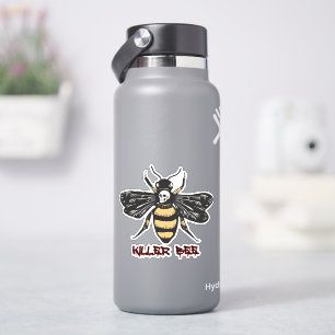 zeichnend Vintage Killerbiene Aufkleber