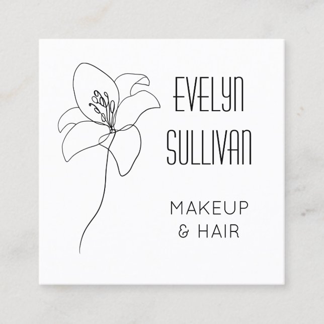 Zeichnend Visitenkarte (Vorderseite)