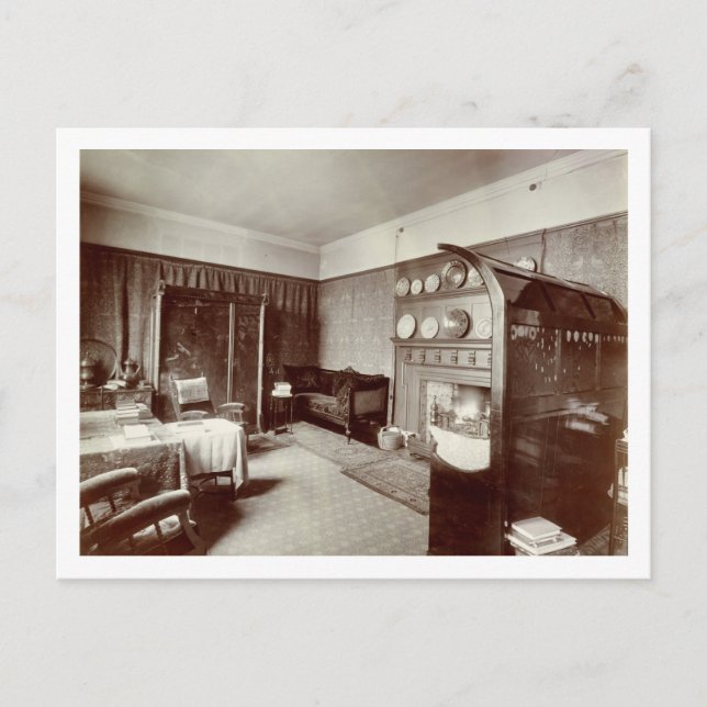 Zeichnend Zimmer, Kelmscott House, London, 1896 (F Postkarte (Vorderseite)