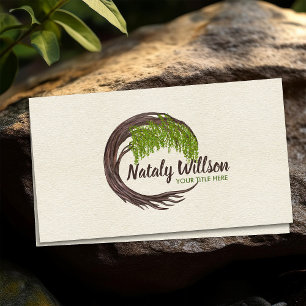 Zeichnend Zirkularbaum Visitenkarte