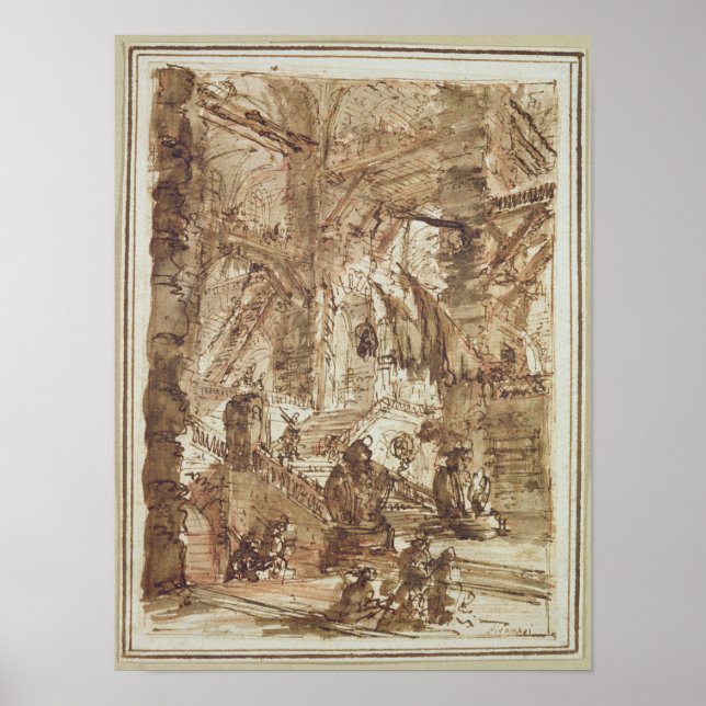 Zeichnend Zubereitung für Platte VIII Poster (Vorne)