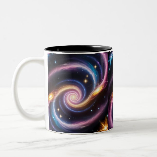 Zeichnend Zweifarbige Tasse (Links)