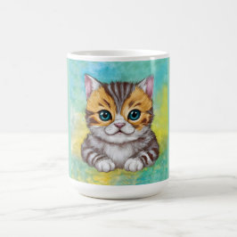 Zeichnende Katze Kaffeetasse