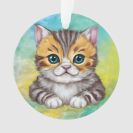 zeichnende Katze Ornament
