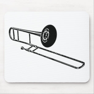 "Zeichnender " Trombone Mousepad