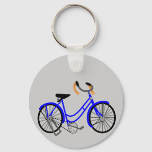 Zeichnendes Fahrrad, Fünfzigerjahre Art Schlüsselanhänger