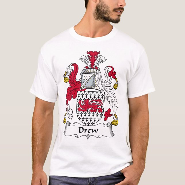 Zeichnete Familienwappen T-Shirt (Vorderseite)