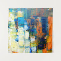 Zeichnete Leinwand Textur. Rot und Blau auf ca.