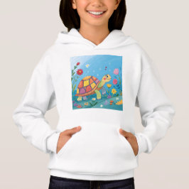 Zeichnung Baby-Schildkröte Hoodie