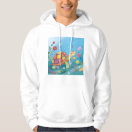 Zeichnung Baby-Schildkröte Hoodie