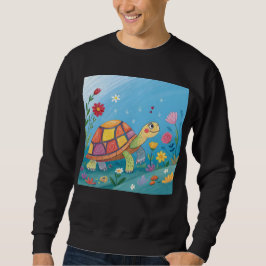 Zeichnung Baby-Schildkröte Sweatshirt